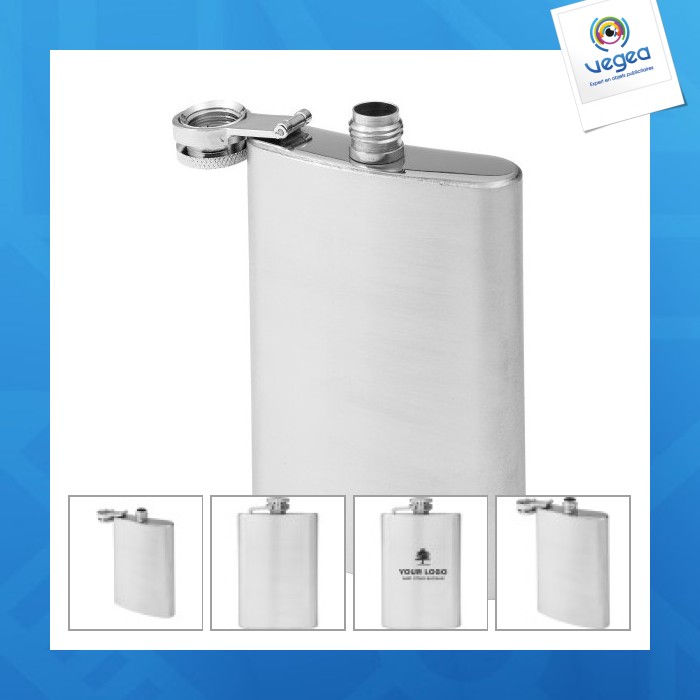 Flasque personnalisée inox 10cl