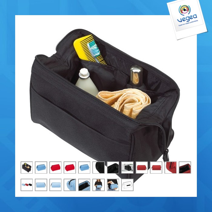 Trousse de toilette personnalisée compartimentée