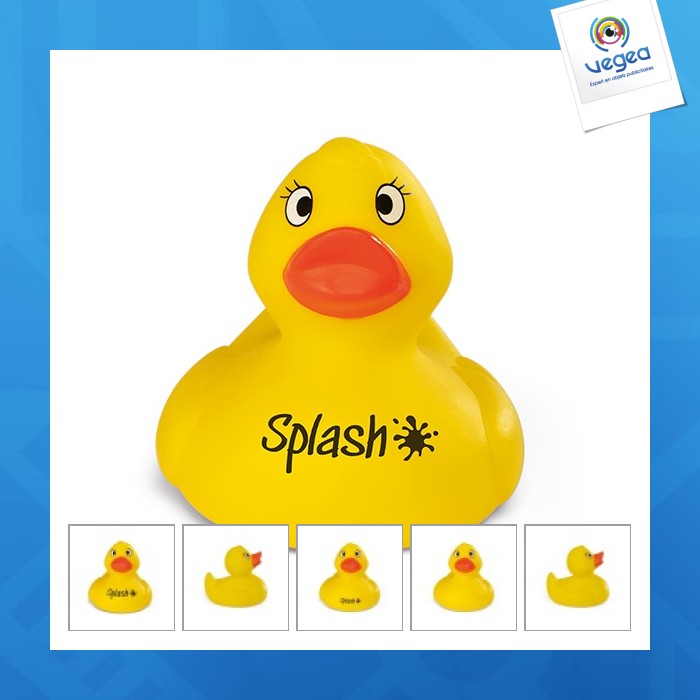 Canard publicitaire en caoutchouc pvc