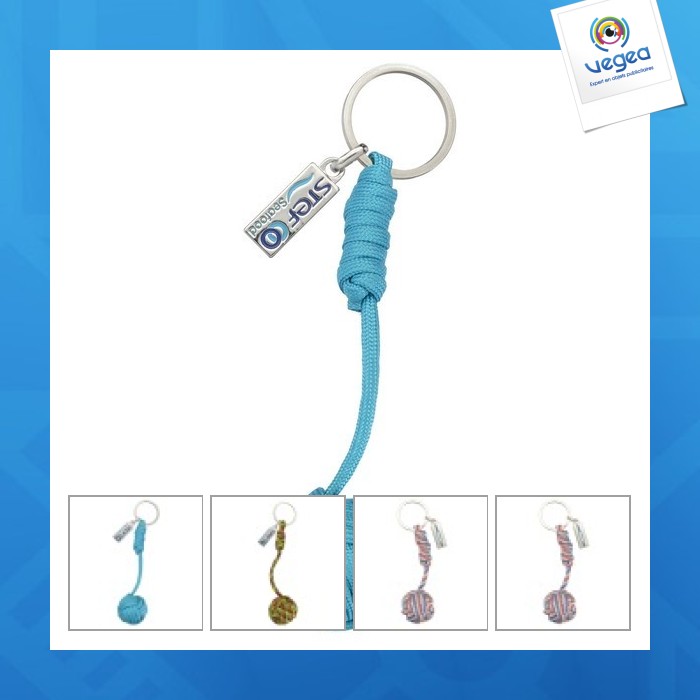 Porte-clés personnalisable corde