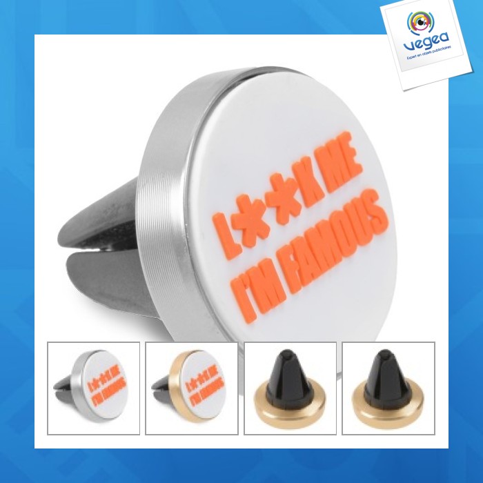 Support de telephone personnalisable pvc