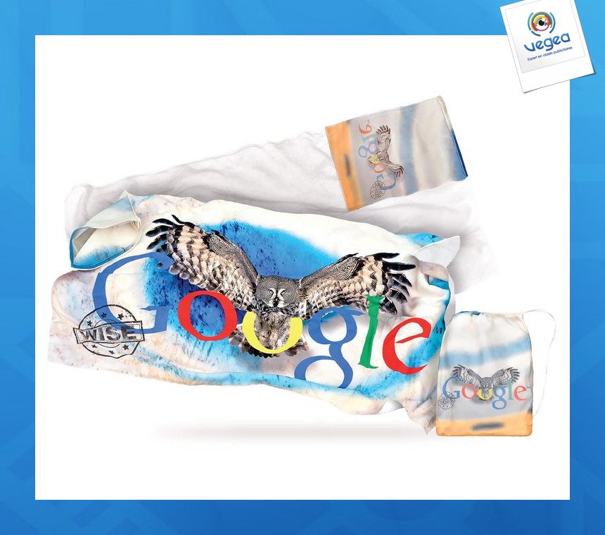 Sac à dos serviette avec logo éponge quadri sur-mesure