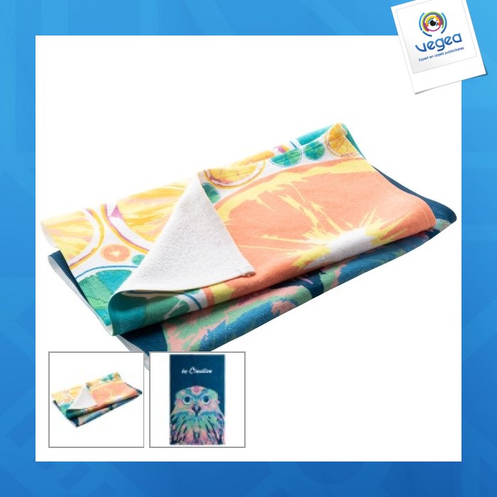 Serviette avec logo quadri