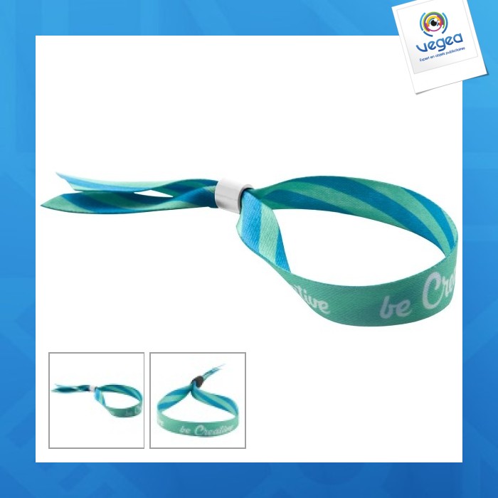 Bracelet festival personnalisable quadri
