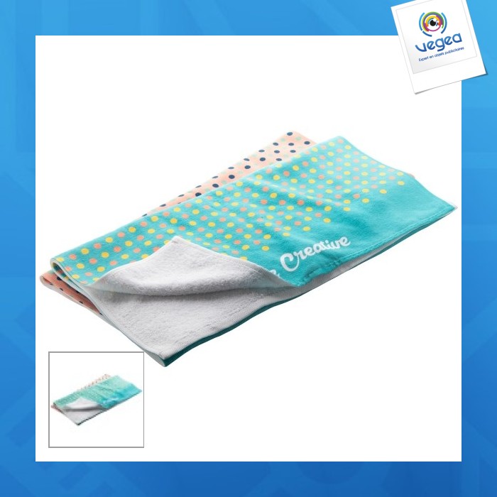 Serviette promotionnelle quadri