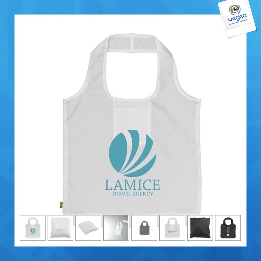 Rpet shopper sac publicitaire de courses pliable
