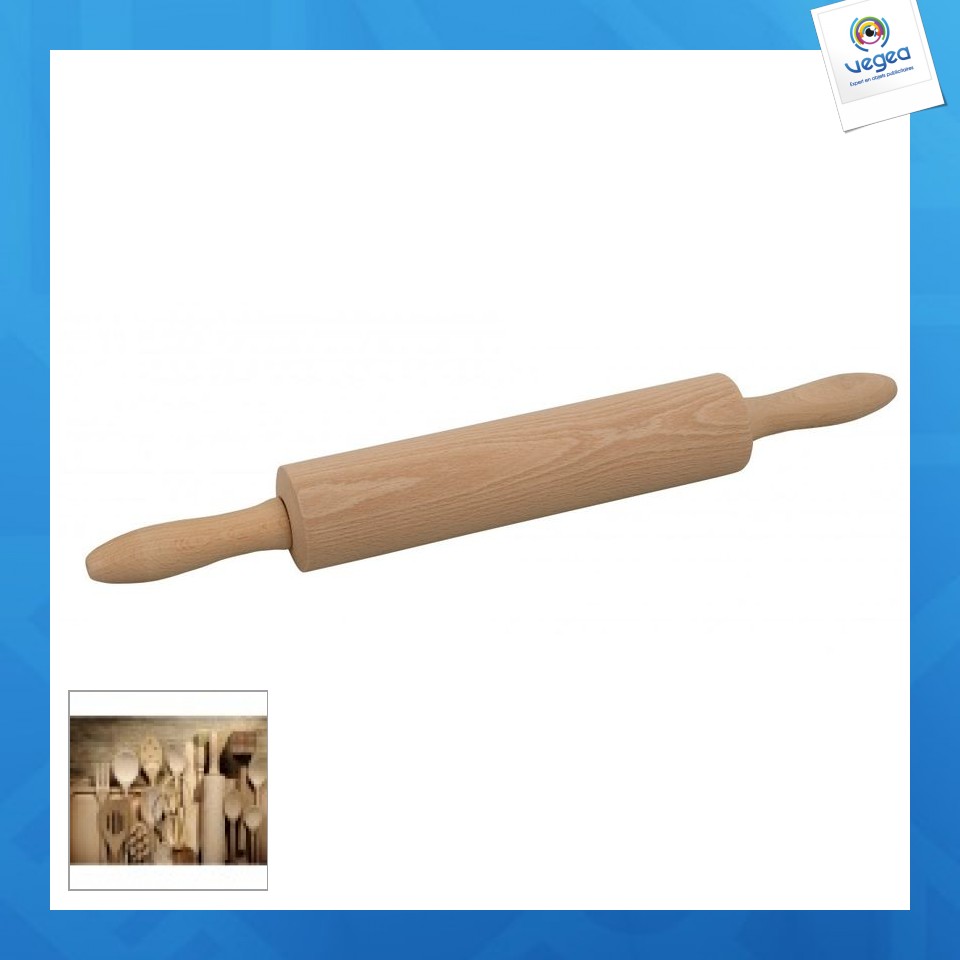 Rouleau à pâtisserie avec logo