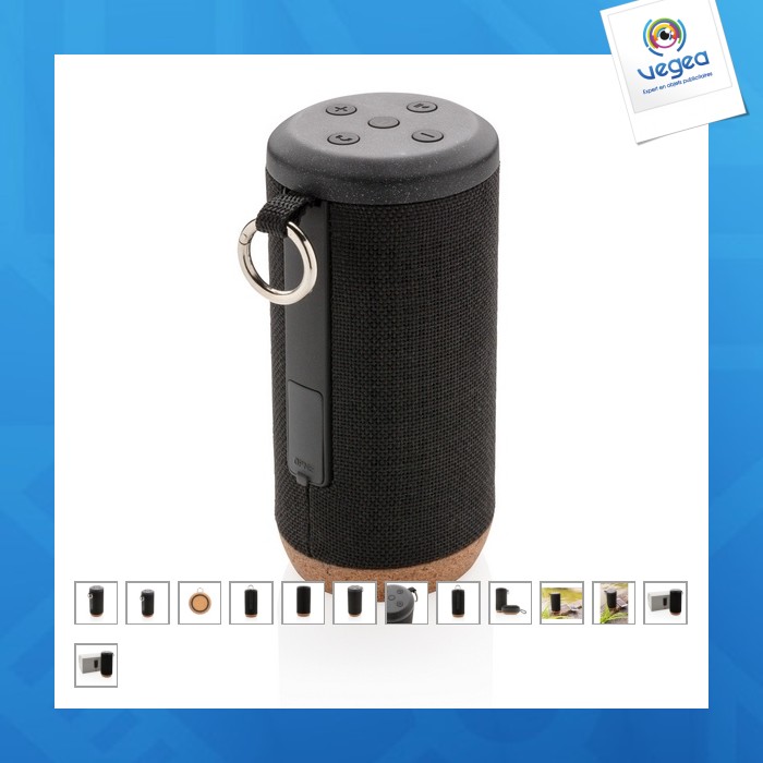Enceinte 10w en liège personnalisable