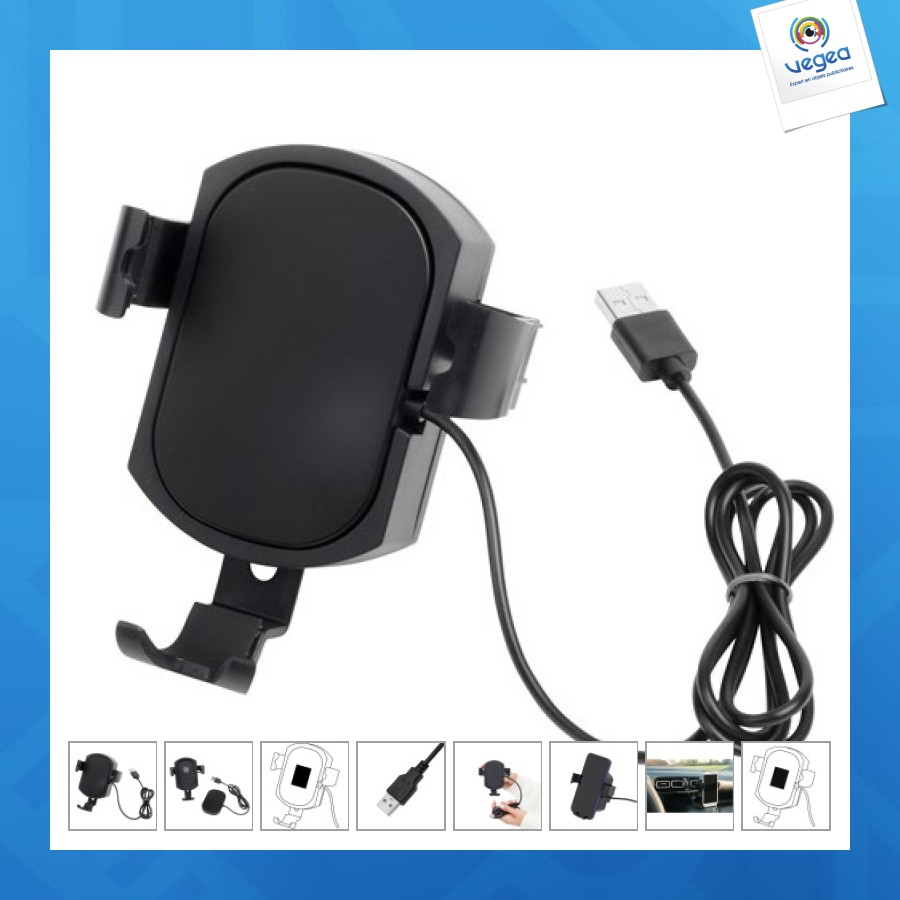 Support de téléphone publicitaire charge n go