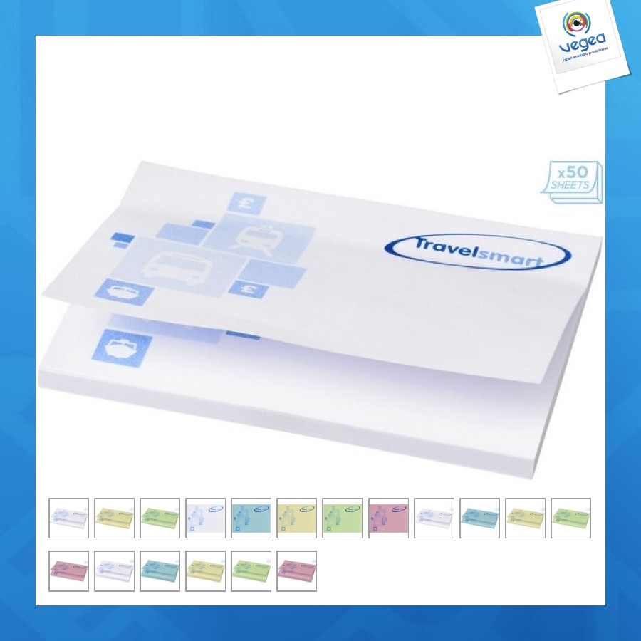 Mémo-autocollants sticky-mate® 100x75mm