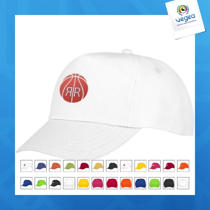Casquette personnalisable 5 panneaux feniks enfant