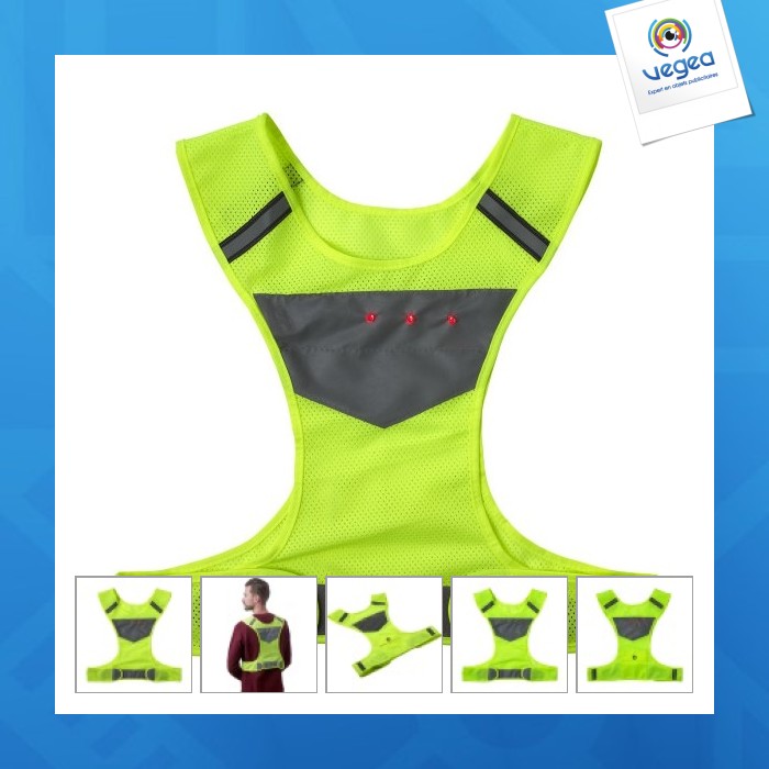 Gilet en maille réfléchissant
