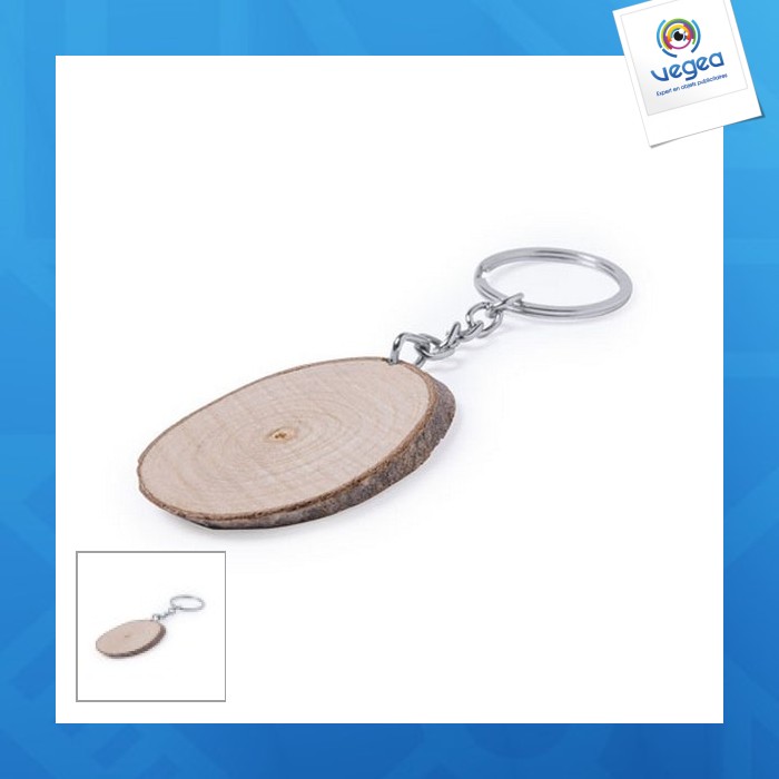Porte-clés personnalisable tronc