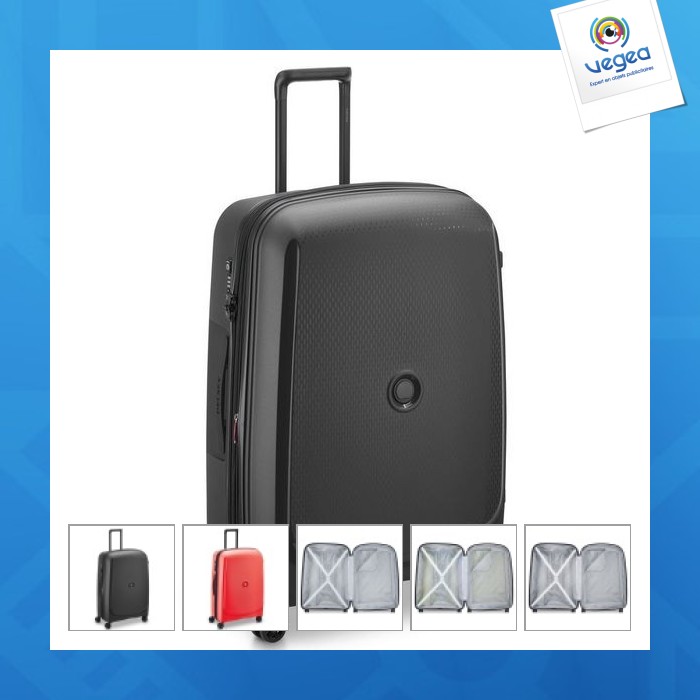 Valise belmont à 4 roues 76x52x32cm garantie 5 ans