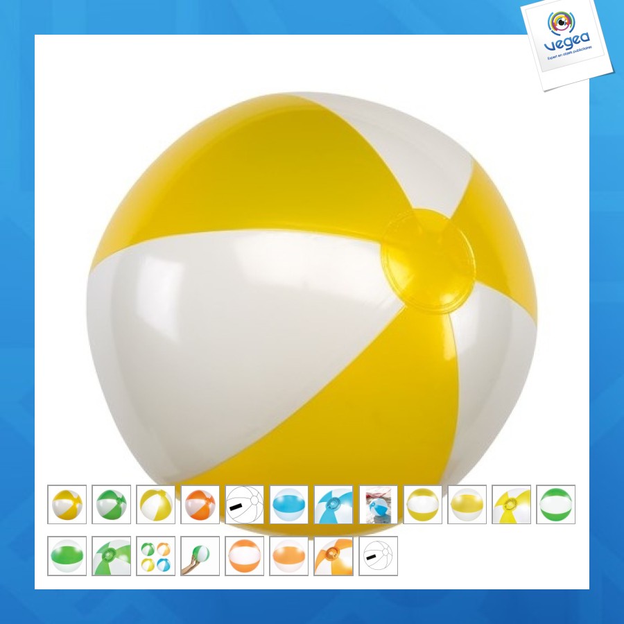 Ballon de plage publicitaire 28cm