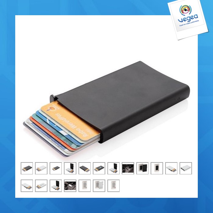 Porte-cartes anti-rfid aluminium