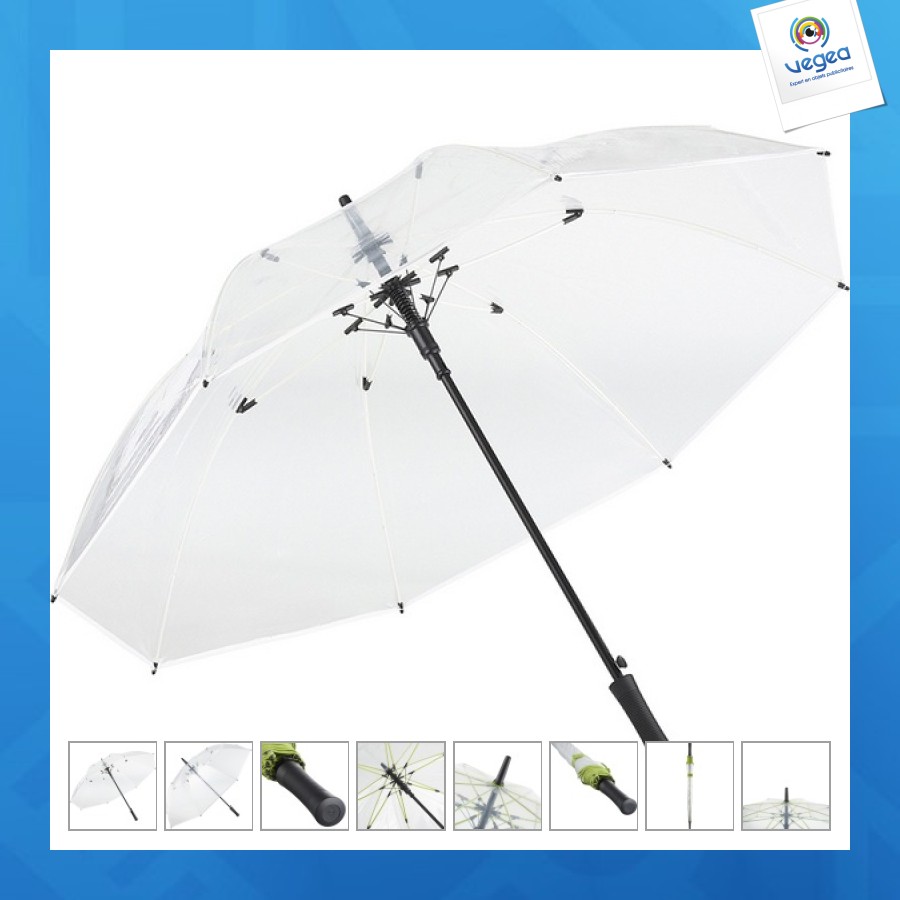Parapluie transparent avec logo - fare