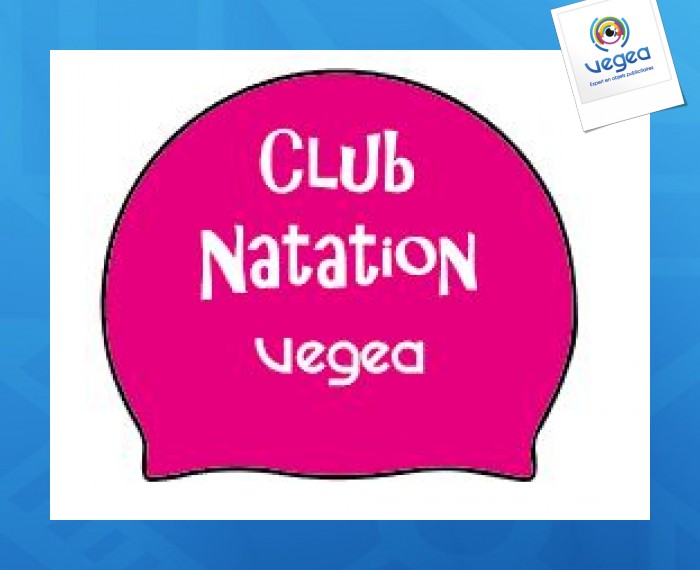 Bonnet de bain en silicone avec logo