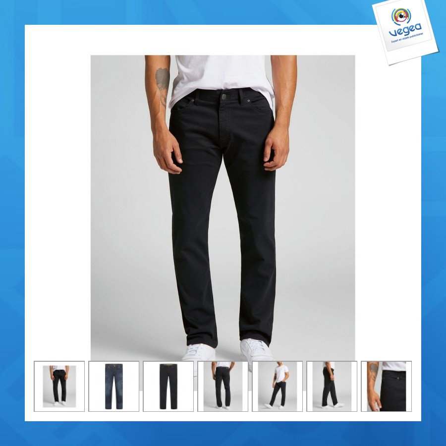 Jean personnalisable extreme motion straight - lee