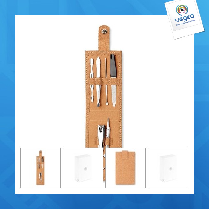 Set de manucure personnalisable en liège