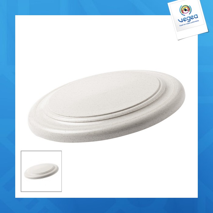 Frisbee paille de bambou publicitaire