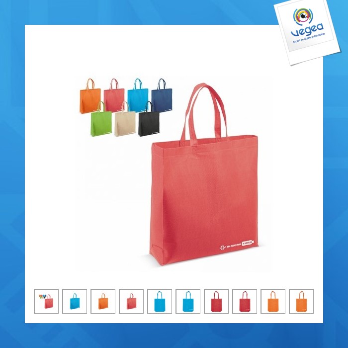 Sac recyclé personnalisable 38x42x10cm