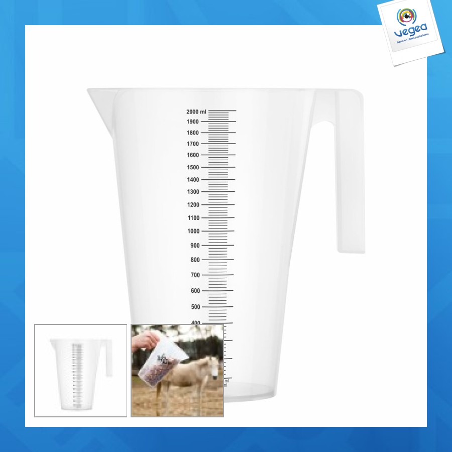 Pichet doseur personnalisable 2l
