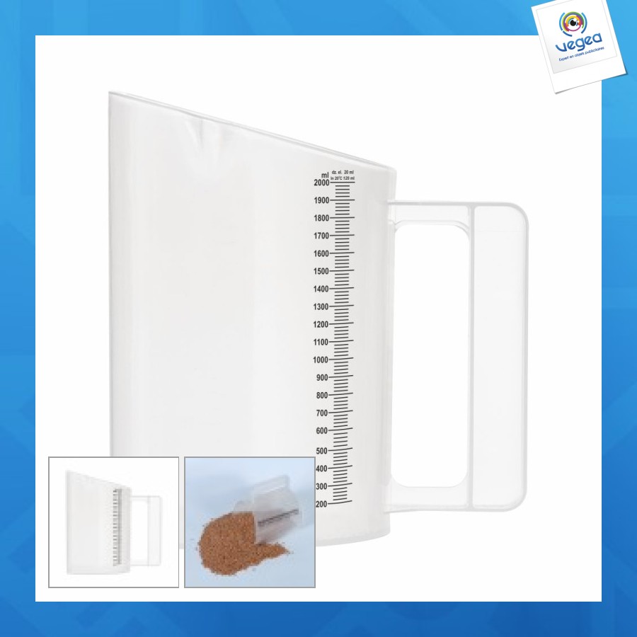 Pichet doseur personnalisable 2l