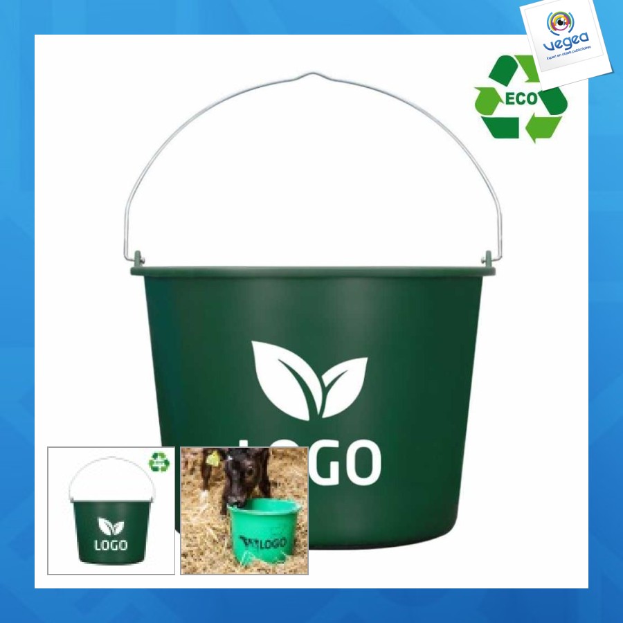 Seau recyclé personnalisé 20l