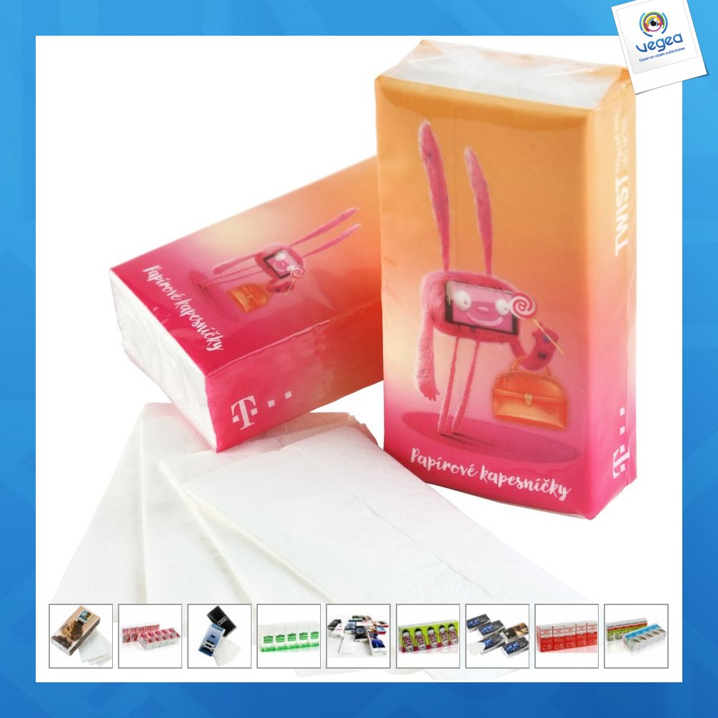 Paquet de mouchoirs individuels