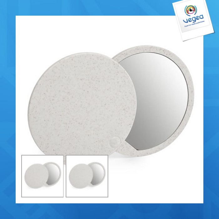 Miroir en paille de blé