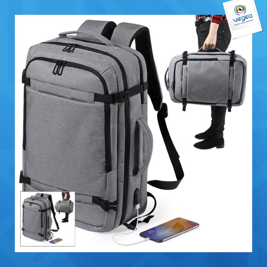 Sac à dos avec logo malette ordinateur