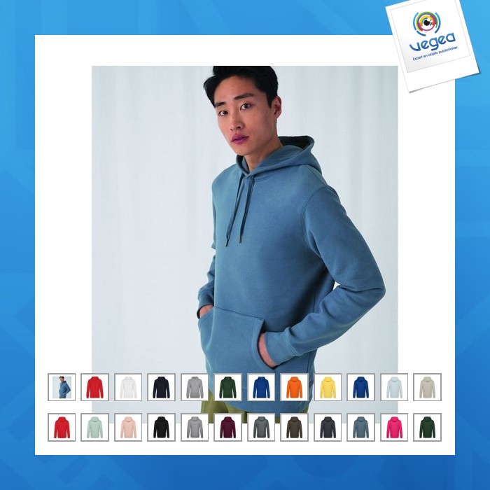 Sweat capuche personnalisable king