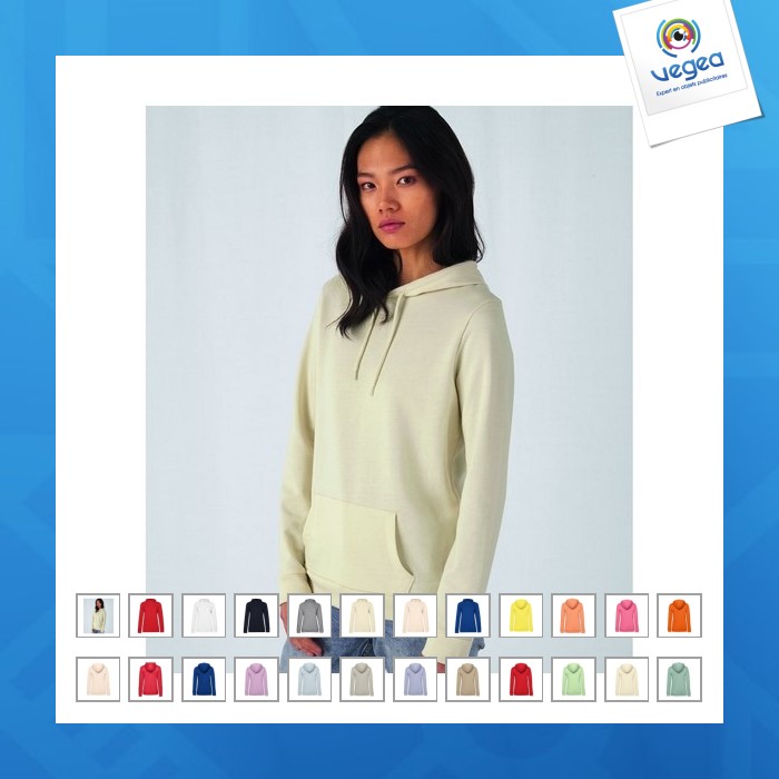 Sweat capuche personnalisable femme
