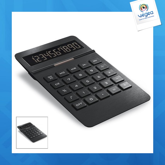 Calculatrice solaire publicitaire