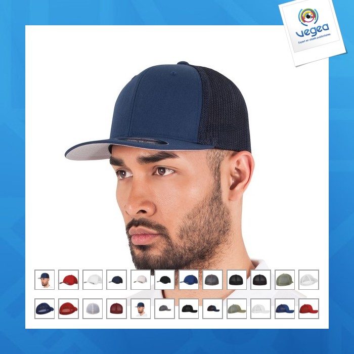 Casquette personnalisable flexfit style trucker