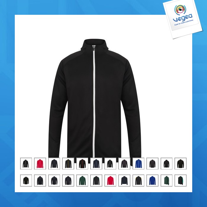 Veste de sport publicitaire