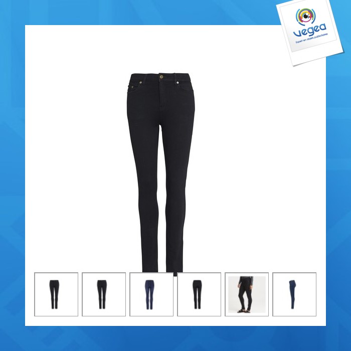 Jean personnalisable femme skinny lara