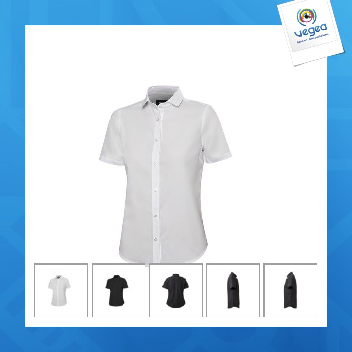 Chemisette publicitaire polycoton femme
