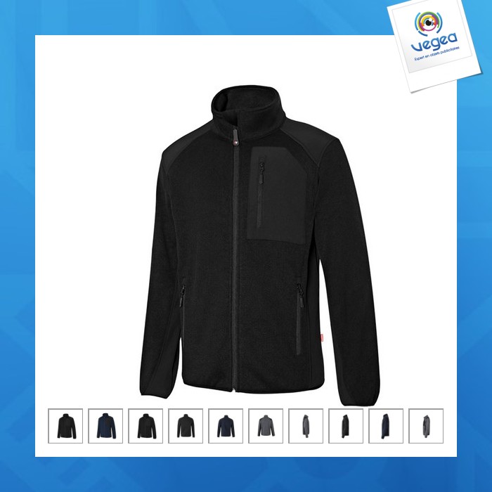 Veste polaire personnalisable grand zip