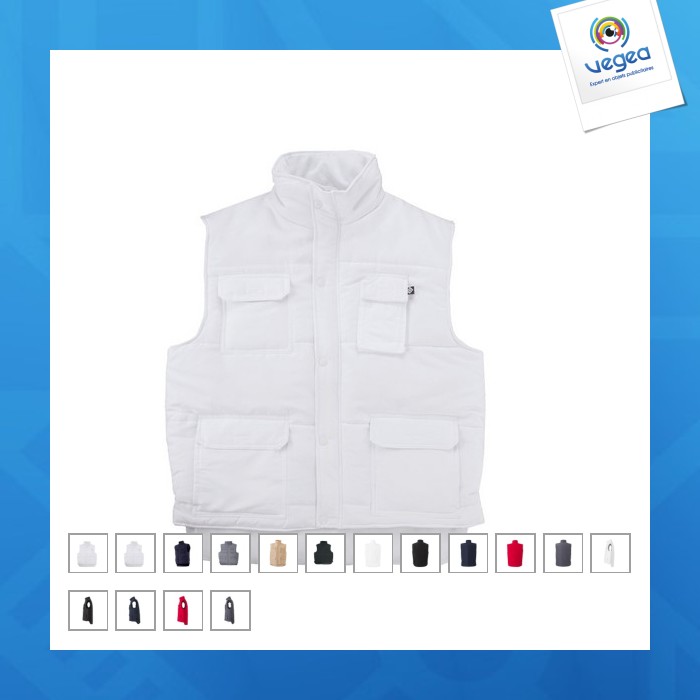 Bodywarmer de travail multi-poches