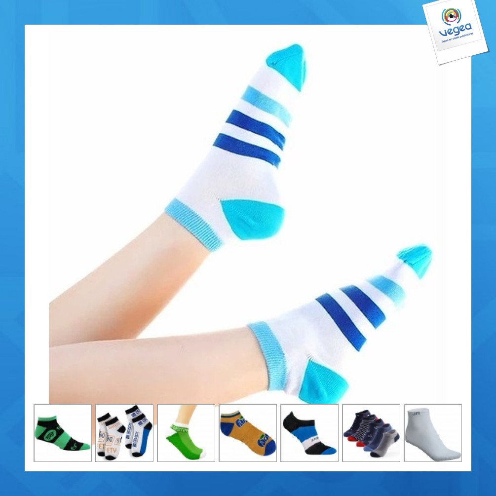 Chaussettes promotionnelles courtes sur-mesure