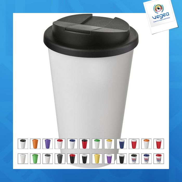 Gobelet isolant americano® 350ml avec couvercle anti fuites