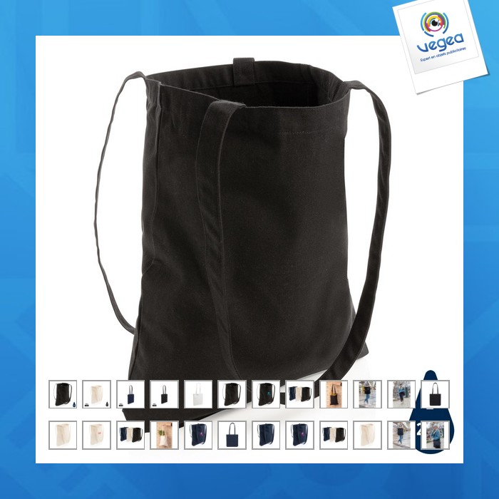 Tote bag publicitaire recyclé épais aware™ 330g/m²