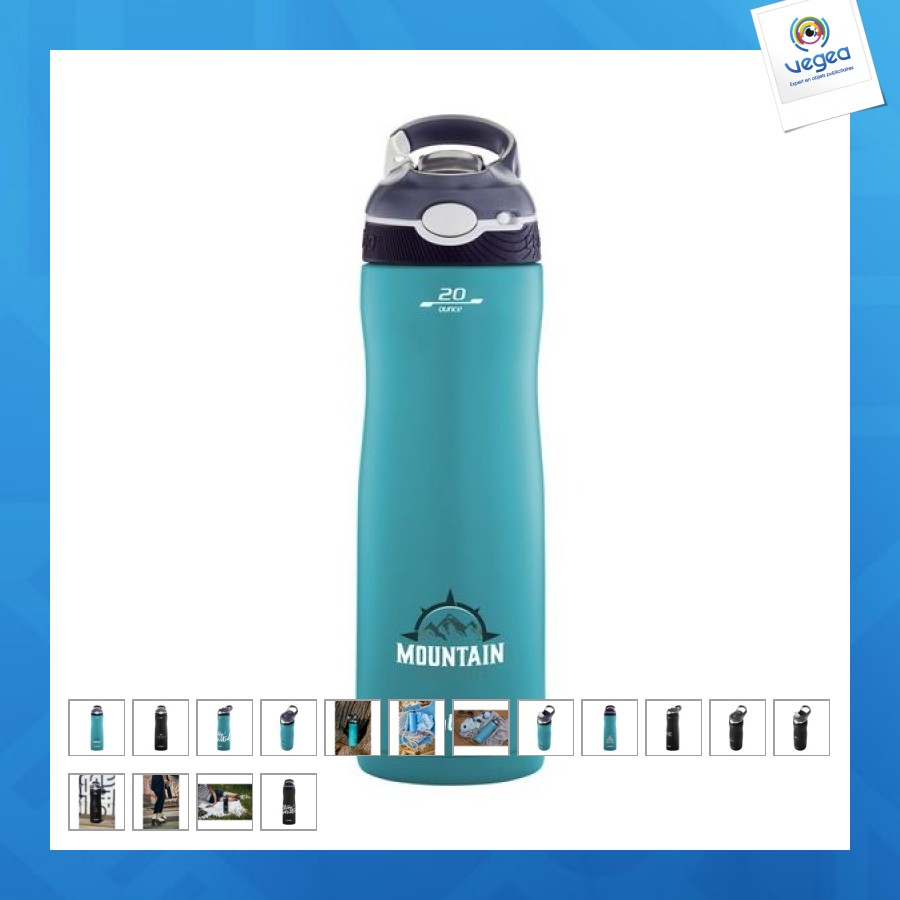 Contigo® ashland chill colour 590 ml bouteille personnalisable