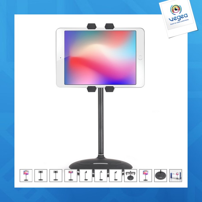 Support tablette avec logo avec haut-parleur