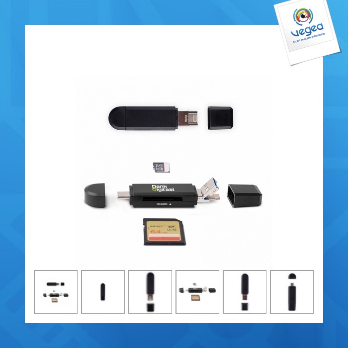 Lecteur de carte personnalisable usb
