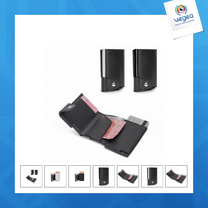 Portefeuille avec porte-cartes rfid