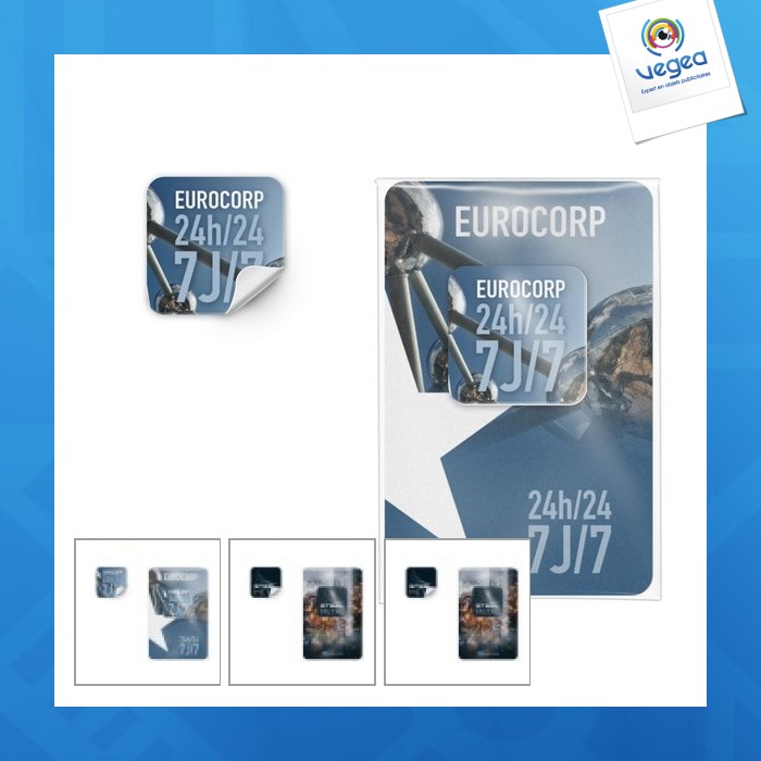 Sticky cleaner publicitaire microfibre - made in europe