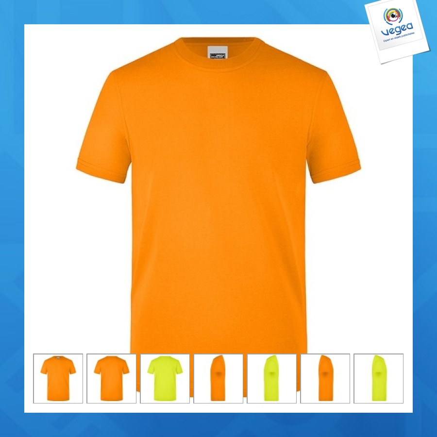 T-shirt personnalisable workwear homme - james nicholson